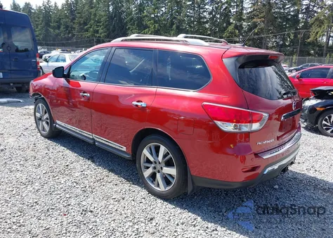 2014 Nissan Pathfinder Platinum z USA, uszkodzony, nr VIN 5N1AR2MM4EC609421